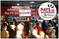 Reportage photo de l'inauguration de l'Office du Tourisme du Pays de Gourdon.