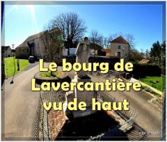 Le bourg de Lavercantière vu de haut